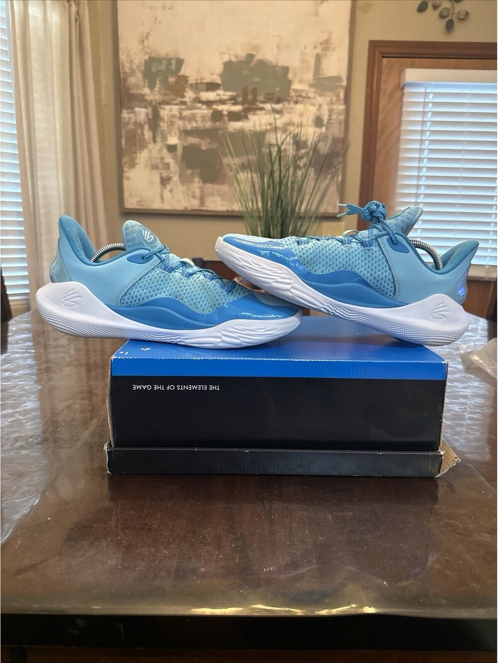 Under Armour Men’s Curry 11 Mouthguard Size 11 Blue/White